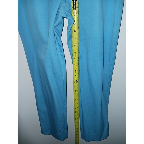 J Mclaughlin Pants Women's 4 Light Baby Blue Cotton Crop Casual Ankle Side Zip - Picture 10 of 11